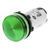 Schneider Electric Panel Mount Green LED Pilot Light 22 mm Cutout, 26.4 V AC, 30 V DC, IP20/IP65, Round XB7EV03BP