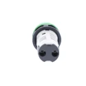 Schneider Electric Panel Mount Green LED Pilot Light 22 mm Cutout, 26.4 V AC, 30 V DC, IP20/IP65, Round XB7EV03BP