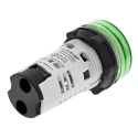 Schneider Electric Panel Mount Green LED Pilot Light 22 mm Cutout, 26.4 V AC, 30 V DC, IP20/IP65, Round XB7EV03BP