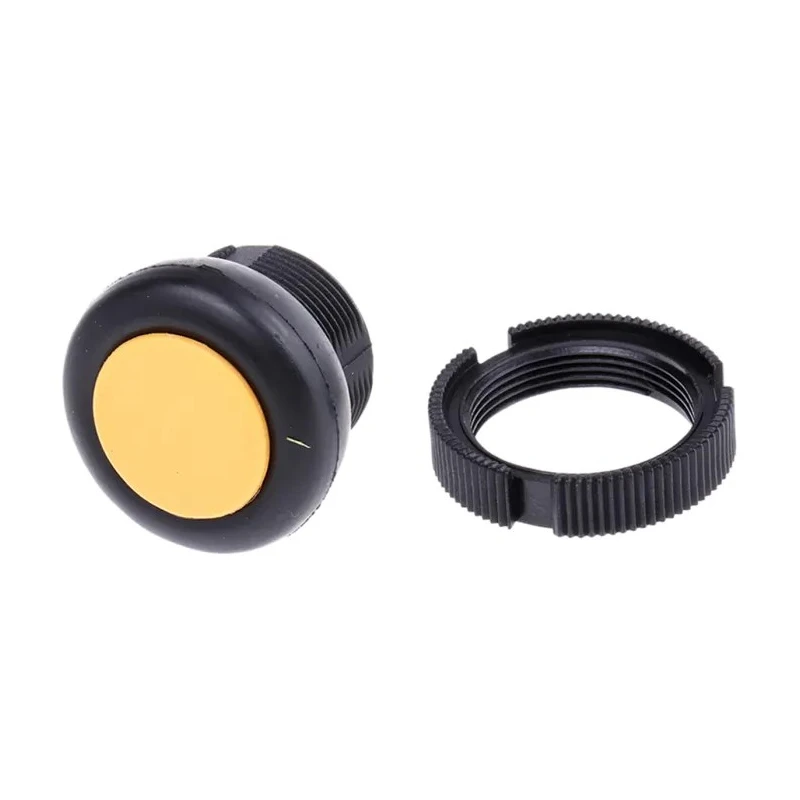 Schneider Electric Harmony XAC Series Yellow Front Mounting Push Button Head 22 mm Cutout IP69 XACA9415