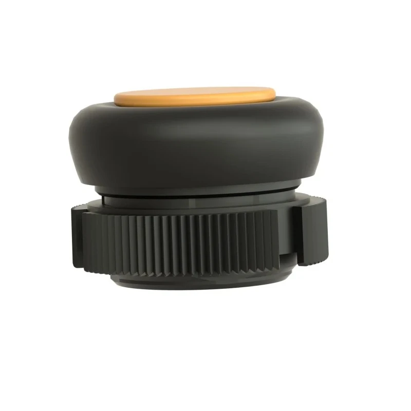 Schneider Electric Harmony XAC Series Yellow Front Mounting Push Button Head 22 mm Cutout IP69 XACA9415