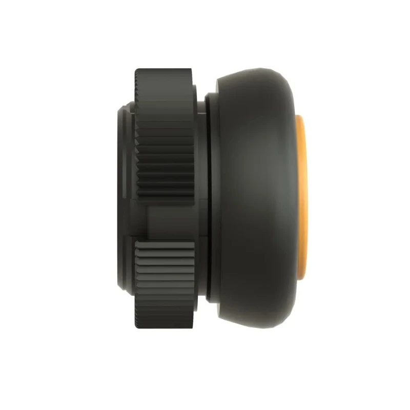 Schneider Electric Harmony XAC Series Yellow Front Mounting Push Button Head 22 mm Cutout IP69 XACA9415