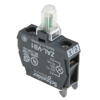 Schneider Electric Harmony Series Light Block LED White 24V 15mA ZALVB1