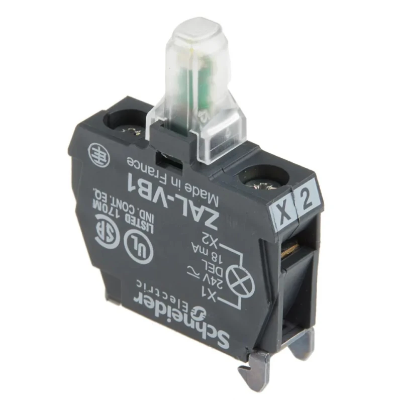 Schneider Electric Harmony Series Light Block LED White 24V 15mA ZALVB1