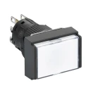Schneider Electric Harmony XB6E Series Illuminated Push Button Switch, Spring Return, Panel Mount, 16 mm Cutout XB6EDW1B1P