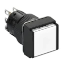Schneider Electric Harmony XB6 Series Illuminated Push Button Switch, Spring Return, Panel Mount, 16 mm Cutout XB6ECW1B1P