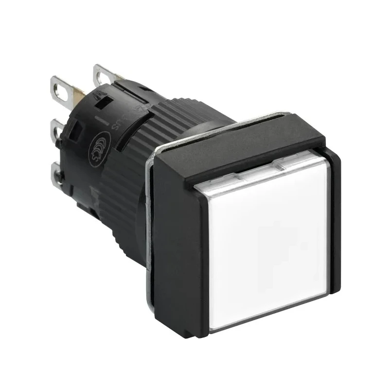 Schneider Electric Harmony XB6 Series Illuminated Push Button Switch, Spring Return, Panel Mount, 16 mm Cutout XB6ECW1B1P
