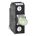Schneider Electric Harmony Series Light Block White LED Illumination, Screw Clamp Terminal, 230-240V ZALVM1