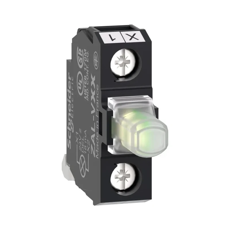 Schneider Electric Harmony Series Light Block White LED Illumination, Screw Clamp Terminal, 230-240V ZALVM1