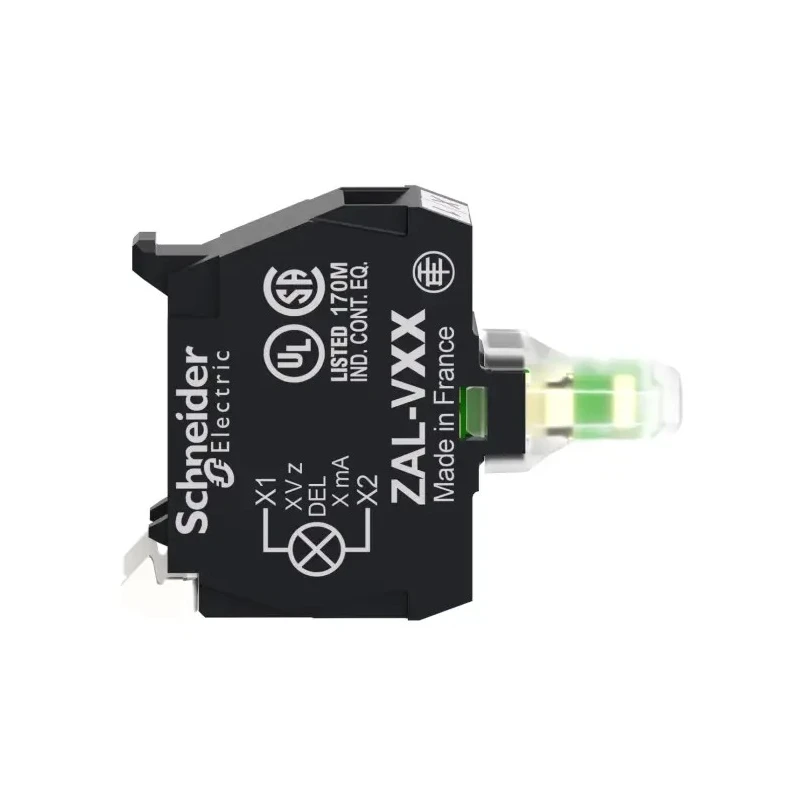 Schneider Electric Harmony Series Light Block White LED Illumination, Screw Clamp Terminal, 230-240V ZALVM1