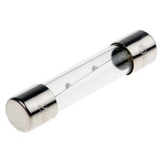 RS PRO 1.5A T Glass Cartridge Fuse, 6.3 x 32 mm, 250V AC, Glass Body, 31.8mm Length 611-0254