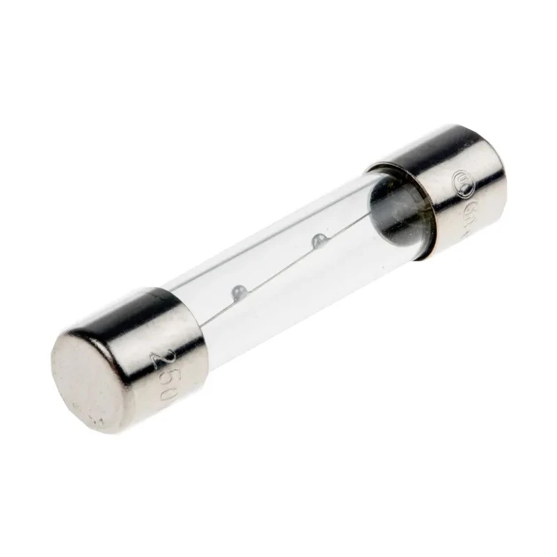 RS PRO 1.5A T Glass Cartridge Fuse, 6.3 x 32 mm, 250V AC, Glass Body, 31.8mm Length 611-0254