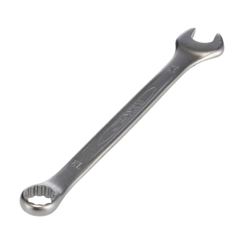 Bahco Combination Spanner 12 mm, 160mm Overall Length, Alloy Steel Chrome Finish 111M-12