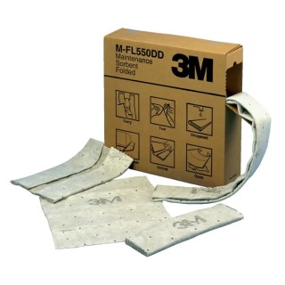 3M Spill Absorbent Sorbent Multi-Format for Workplace Safety, Water Based Product, Petroleum Based Product Use, 161.3L MF2001