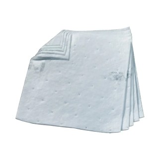 3M Spill Absorbent Pad for Oil Use 146.5 L Capacity White Sorbent Pad 480mm x 430mm HP156