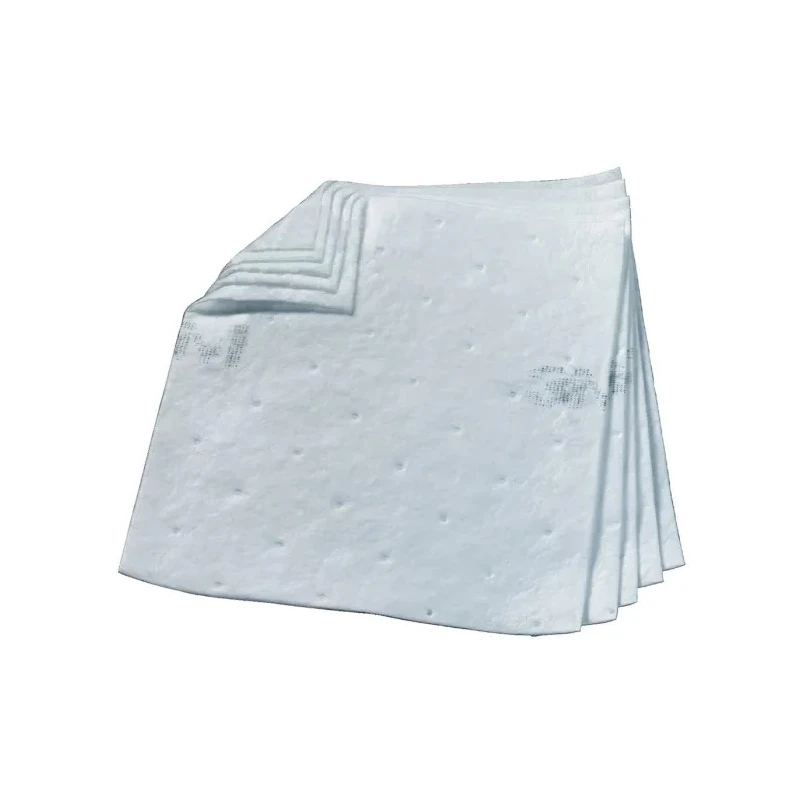 3M Spill Absorbent Pad for Oil Use 146.5 L Capacity White Sorbent Pad 480mm x 430mm HP156
