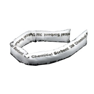 3M Spill Absorbent Sorbent Boom for Chemical Use 42L Capacity 12 Per Pack P200