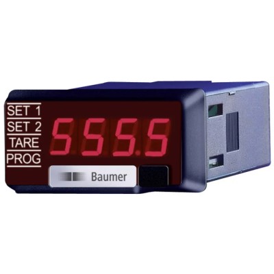 Baumer Digital Panel Multifunction Meter PA220 for AC Current, LED Display, 22.2 mm x 45 mm PA220