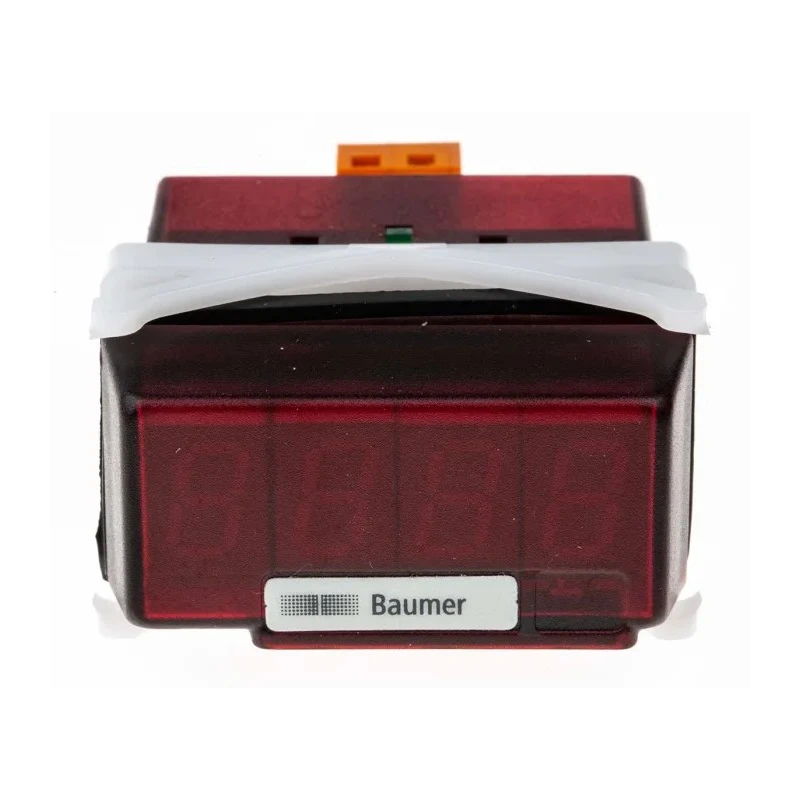 Baumer Digital Ammeter 20 mA, 24 mm x 48 mm Cutout, ±0.1% Meter Accuracy PA210