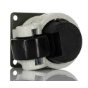 RS PRO Swivel Castor with 250 kg Load Capacity, 50 mm Nylon Wheel, Die Cast Aluminium Bracket, Powder Coated Frame 611-4420