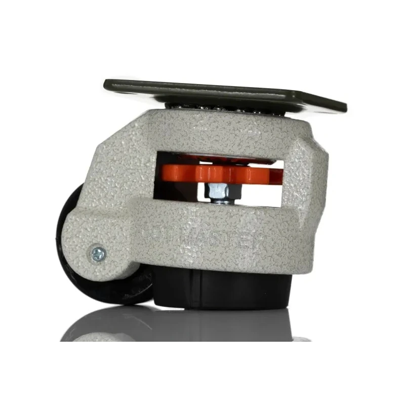 RS PRO Swivel Castor with 250 kg Load Capacity, 50 mm Nylon Wheel, Die Cast Aluminium Bracket, Powder Coated Frame 611-4420