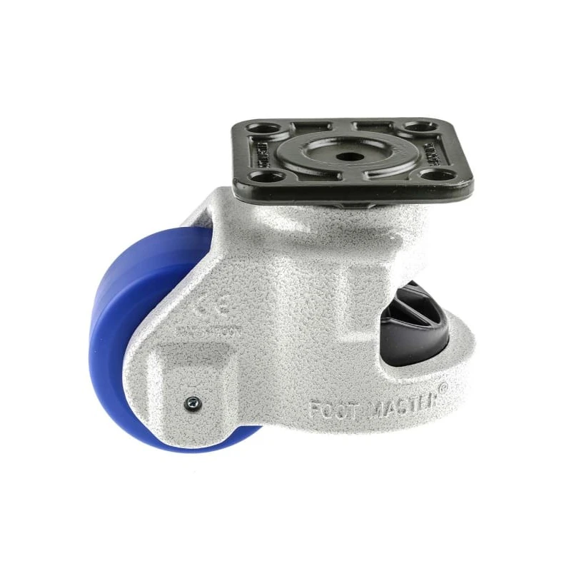 RS PRO Swivel Castor Wheel, 1500kg Load Capacity, 96mm Nylon Wheel, Aluminium Frame, Powder Coated, Model 611-4464
