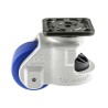 RS PRO Swivel Castor Wheel, 1500kg Load Capacity, 96mm Nylon Wheel, Aluminium Frame, Powder Coated, Model 611-4464