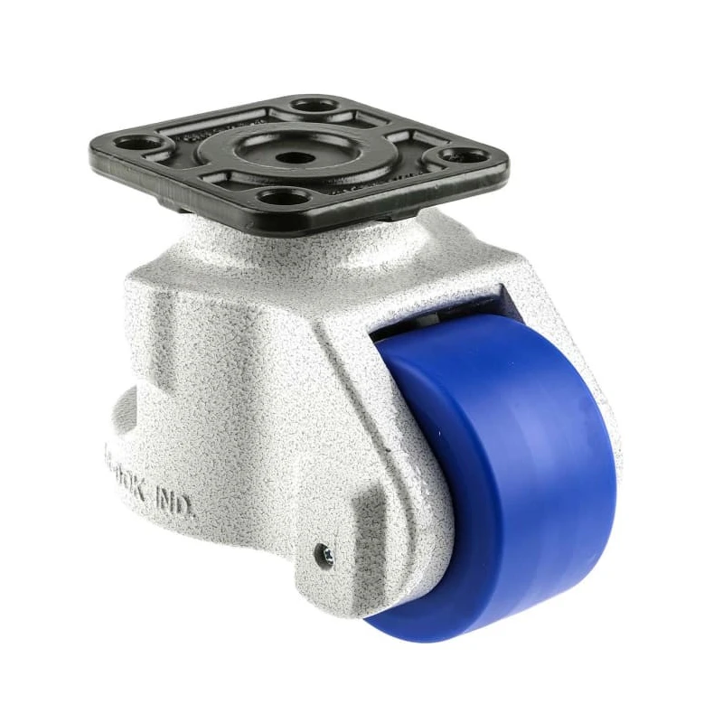 RS PRO Swivel Castor Wheel, 1500kg Load Capacity, 96mm Nylon Wheel, Aluminium Frame, Powder Coated, Model 611-4464