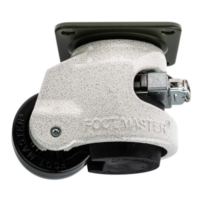 RS PRO Heavy Duty Swivel Castor 500 kg Load Capacity 63 mm Nylon Wheel 103 mm Height 30 mm Width 611-4436