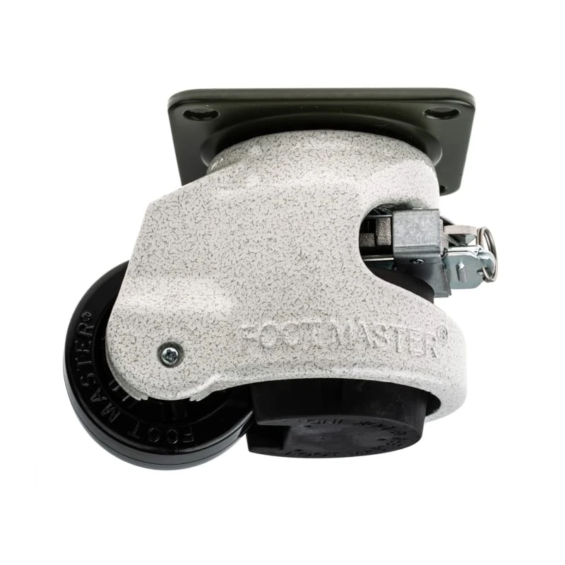 RS PRO Heavy Duty Swivel Castor 500 kg Load Capacity 63 mm Nylon Wheel 103 mm Height 30 mm Width 611-4436