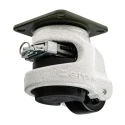 RS PRO Heavy Duty Swivel Castor 500 kg Load Capacity 63 mm Nylon Wheel 103 mm Height 30 mm Width 611-4436