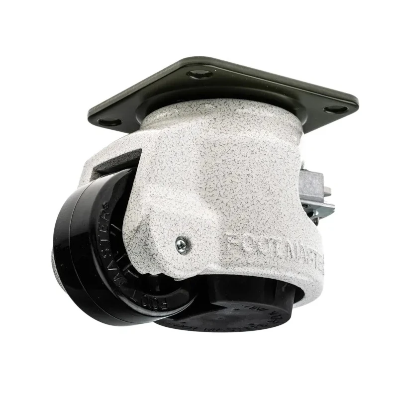 RS PRO Heavy Duty Swivel Castor 500 kg Load Capacity 63 mm Nylon Wheel 103 mm Height 30 mm Width 611-4436