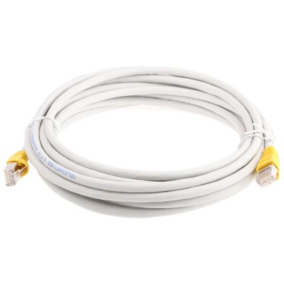 Telegartner Shielded Cat6a Ethernet Cable, 5 m, Low Smoke Zero Halogen Jacket, Grey 