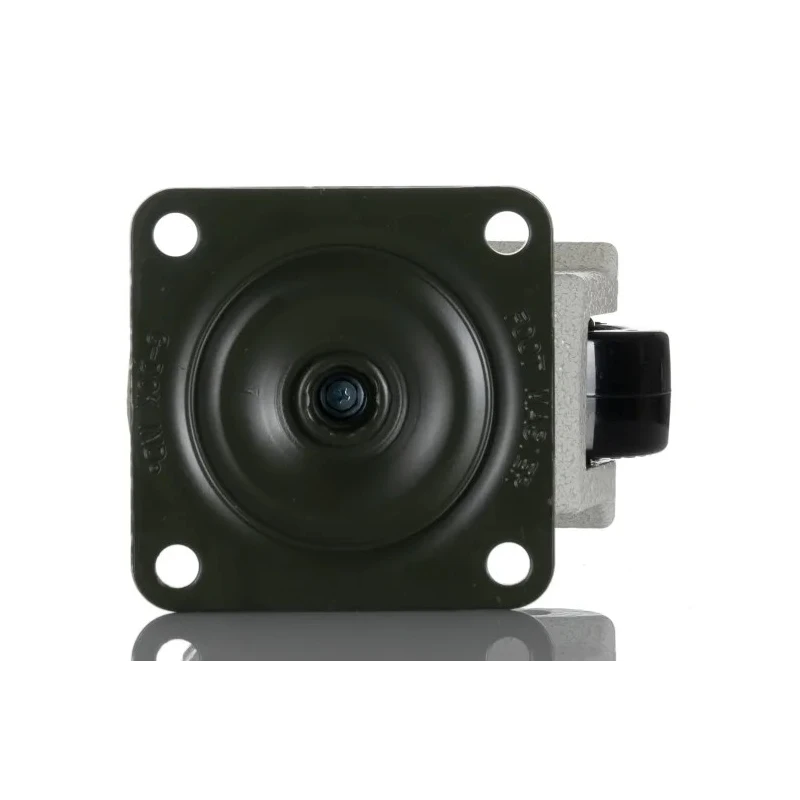 RS PRO Swivel Castor, 250 kg Load Capacity, 63 mm Nylon Wheel, Steel Plate Frame, Powder Coated 611-4458