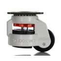 RS PRO Swivel Castor, 250 kg Load Capacity, 63 mm Nylon Wheel, Steel Plate Frame, Powder Coated 611-4458