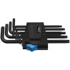 Wera 9-Piece Torx Key Set, L Shape, Extra Long Arm Steel Phosphate Finish 05024244001