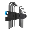 Wera 9-Piece Torx Key Set, L Shape, Extra Long Arm Steel Phosphate Finish 05024244001