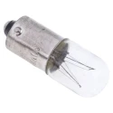 Schneider Electric Push Button Lamp with Clear Incandescent Bulb for Use with XB5 Series and XB4 Series DL1CE130