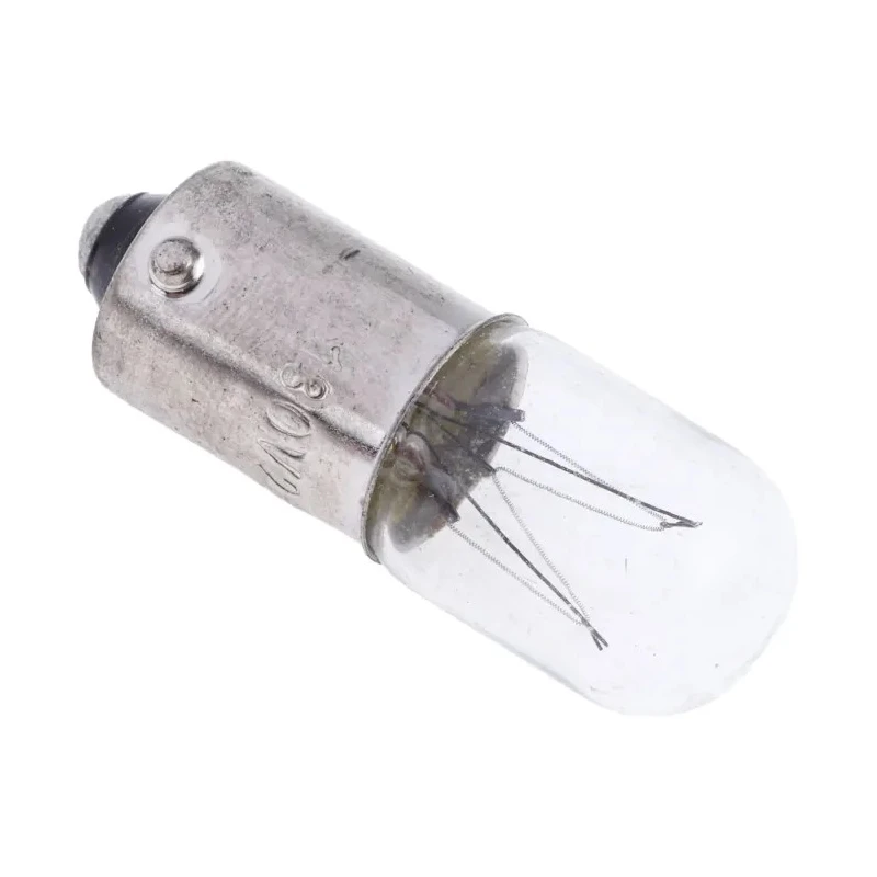 Schneider Electric Push Button Lamp with Clear Incandescent Bulb for Use with XB5 Series and XB4 Series DL1CE130