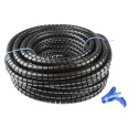 HellermannTyton Polypropylene Spiral Cable Wrap Black 21 mm Cable Diameter 25 m Length 161-64301 HWPP20-PP-BK