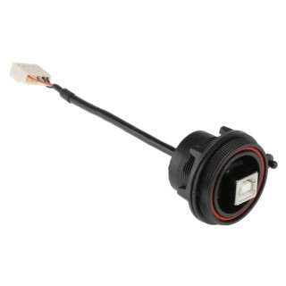 Bulgin USB Cable Female 5-Pin Socket to Female USB B, USB 2.0, 150 mm PX0843/B