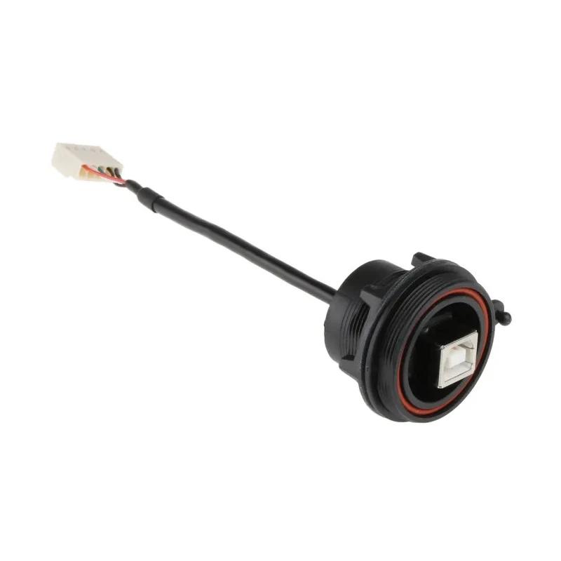 Bulgin USB Cable Female 5-Pin Socket to Female USB B, USB 2.0, 150 mm PX0843/B