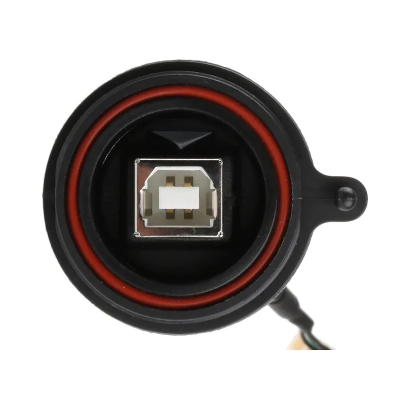 Bulgin USB Cable Female 5-Pin Socket to Female USB B, USB 2.0, 150 mm PX0843/B