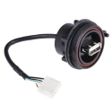 Bulgin USB Cable Female 5-Pin Socket to Female USB Type A USB 2.0 150mm PX0843/A