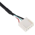 Bulgin USB Cable Female 5-Pin Socket to Female USB Type A USB 2.0 150mm PX0843/A
