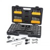 GearWrench 75-Piece Carbon Steel Tap & Die Set, 1/8 in - 1/2 in Taps, 1/8 in - 1/2 in Dies 3887