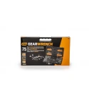GearWrench 75-Piece Carbon Steel Tap & Die Set, 1/8 in - 1/2 in Taps, 1/8 in - 1/2 in Dies 3887