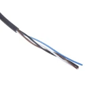 Telemecanique Sensors Female 4 Way Straight to Unterminated Free End Sensor Actuator Cable, 5 m, Polyurethane XZCP1141L5