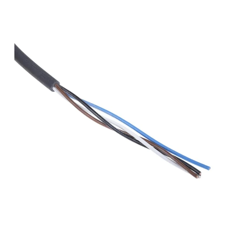 Telemecanique Sensors Female 4 Way Straight to Unterminated Free End Sensor Actuator Cable, 5 m, Polyurethane XZCP1141L5