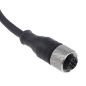 Telemecanique Sensors Female 4 Way Straight to Unterminated Free End Sensor Actuator Cable, 5 m, Polyurethane XZCP1141L5